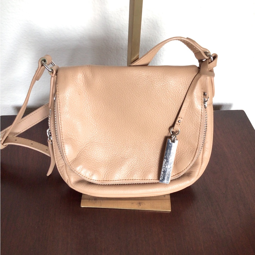 Vince Camuto Light Tan Leather BAILY Crossbody Bag